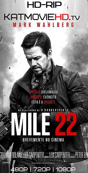 Mile 22 (2018) HDRip 480p 720p 1080p  English x264 & Hevc Esubs Full Movie