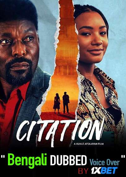 Citation (2020) Bengali Dubbed (Voice Over) WEBRip 720p [Full Movie] 1XBET